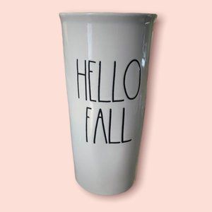 Rae Dunn "Hello Fall" Tumbler Tall Mug (No Lid)
